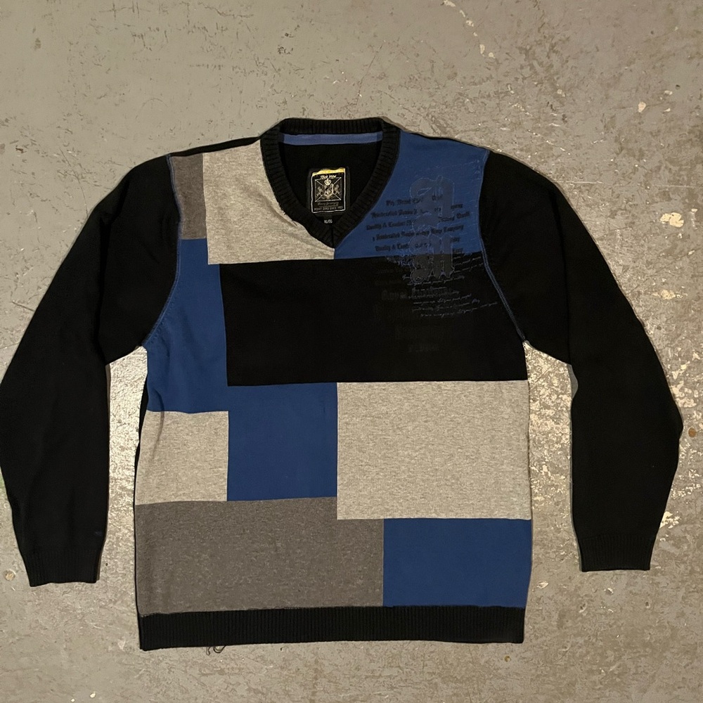 Point Zéro black label y2k sweater